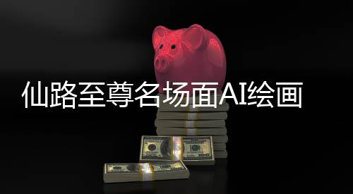 仙路至尊名场面AI绘画风格迁移教程