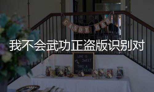 我不会武功正盗版识别对照图鉴