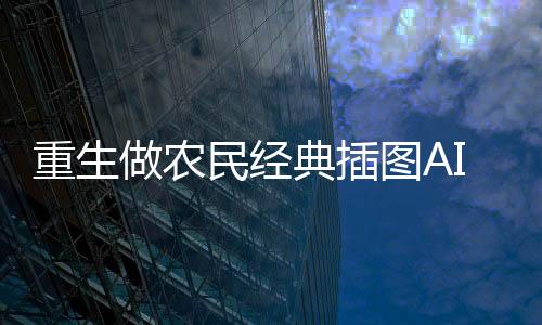 重生做农民经典插图AI高清修复版